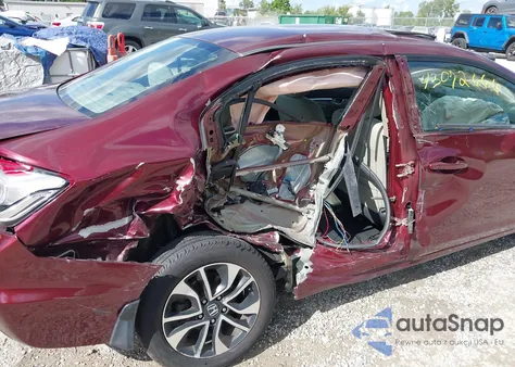 2015 Honda Civic Ex z USA, uszkodzony, nr VIN 2HGFB2F85FH507429